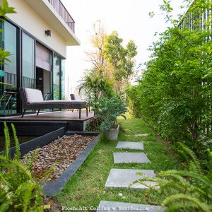 สวนหลังบ้าน ทาวน์โฮม